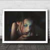 Computer Games At The Touch Of A Fingertip Girl Young Kid Wall Art Print Computer Games At The Touch Of A Fingertip Girl Young Kid Wall Art Print