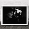 Forgotten Passion Passion2013 Dark Man And Woman Close Up Wall Art Print