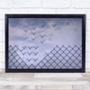 Donaat Fence Me In Bird Birds Flight Fly Metal Fun Funny Wall Art Print