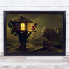 Want To Play With Me Creative Edit Treehouse Hut Fantasy Wall Art Print