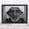 The Pride Of A Shepherd Midelt Morocco Close Up Old Man Wall Art Print