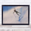 Alpine Skiing 5 Snow Jump Orange Flying Motion Grain Wall Art Print Alpine Skiing 5 Snow Jump Orange Flying Motion Grain Wall Art Print