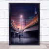 Wurundjeri Way Bridge Australia Creative Edit Pastel Wall Art Print