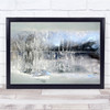 Fairy Winter Ice Landscape Frozen Frost Transparent Wall Art Print