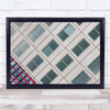 The Red Corner Rotterdam Graphic Netherlands Shapes Wall Art Print
