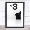 Choose A Number Architecture Interior Chair Three Wall Art Print