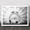 On The Dark Side Of Silence Celje Hot Air Balloon Wall Art Print