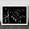 Windows Of The Forest Tree Night Cairns Australia Wall Art Print