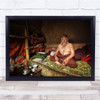 In Retreat The Head Lama Portrait Near Tibet Man Wall Art Print In Retreat The Head Lama Portrait Near Tibet Man Wall Art Print