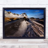Frosted Dunes And Shattered Peaks Vestrahorn Wall Art Print