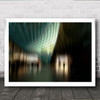 Fiera Milano C Rho Fuksas Lombardia Italy Blurry Art Print