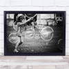 Fun Bubble Bubbles Soap B&W Street Girl Kid Wall Art Print Fun Bubble Bubbles Soap B&W Street Girl Kid Wall Art Print