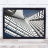 Into The Sky And Back Look Up Building Wave Wall Art Print