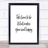 Soul Happy Quote Print Poster Typography Word Art Picture