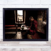 Nun's World Lamayuru Monastery India Monk Wall Art Print