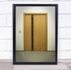 Unlikely Door Zipper Elaboration Italy Wall Art Print