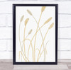 Bunny Grass 01 Illustration Pampas Wall Art Print