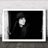 Marina Portrait Person Hat Imotski Wall Art Print