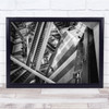 Levels Shopping Center Escalator Wall Art Print