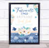 Hot Air Balloon Farewell Goodbye Leaving Personalized Event Party Sign