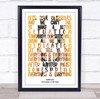 Lauryn Hill Everything Is Everything Gold Typography Music Song Lyric Wall Art Print