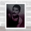 Freddie Mercury Queen Bohemian Rhapsody Face s Music Song Lyric Wall Art Print