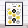 Bee Any Age Birthday Favourite Things Interests Milestones Gift Print