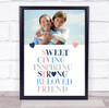 Sister Love Birthday Description Photo Blue Personalized Gift Art Print