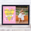 Someone Special To Be An Auntie Typographic Photo Birthday Thank You Gift Print