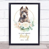 Cane Corso Dog Pet Memorial Loving Memory Personalized Wall Art Gift Print
