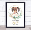 Papillon Dog Pet Memorial Loving Memory Personalized Wall Art Gift Print