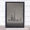 Still Life Shapes Vase Cup Mug Kitchen Black & White Figurative Expression Print
