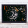 Moscow Cityscape Abstract Drone Aerial Above Architecture Russia Wall Art Print