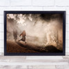 Still Life Photography Morning Gof Hazy Trees Woman Running Busy Wall Art Print Still Life Photography Morning Gof Hazy Trees Woman Running Busy Wall Art Print