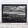 Travel People Indonesia Black-and-white Kusamba Salt Farmer-Bali Wall Art Print
