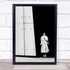 Asia Asian Street Graphic Woman Coat Phone Telephone Smartphone Wall Art Print