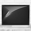 Geometry Shapes Line Simple Black & White Architecture Abstract Wall Art Print