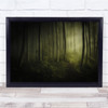 Mystic Landscape Fog Mist Woods Forest Trees Vegetation Mystery Wall Art Print