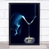 Smoke Glass Abstract Studio Bar Drink Cocktail Still Life Party Wall Art Print