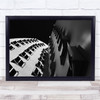 Architecture Gehry Building Windows Shadow Dusseldorf Contrast Wall Art Print
