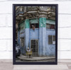 Corner Street Cuba Havana Chair Sit Sitting Window Old Man Men Wall Art Print