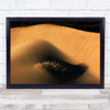 Desert Abstract Sand Landscape Eyelash Eyelashes Symbolic Dune Wall Art Print