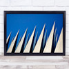 Prague Monument Sky Spike Spikes Geometry Shapes Sharp Pointed Wall Art Print