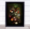 Still Life Kitchen Vegetable Vegetables Ingredient Ingredients Wall Art Print