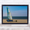 Action Sport Sail Beach Speed Motion Person Helmet Ride Rider Wall Art Print