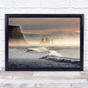 Dyrholaey Iceland Panorama Landscape Wave Aves Horizon Clouds Wall Art Print