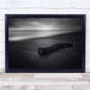 Log Tree Lumber Driftwood Drift-Wood Beach Coast Coastal Dark Wall Art Print