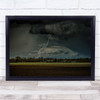 Landscape Fields Thunder Lightning Storm Clouds Sky Dramatic Wall Art Print