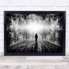 Black & White Mood Light Shadow Room Art Captured In A Room Wall Art Print