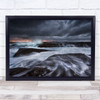 Seascape Sunrise Sydney Flow Storm Splash Kurnell Australia Wall Art Print